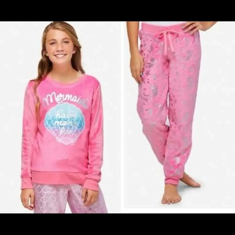 Mermaids Have More Fun Girl Pajama Set